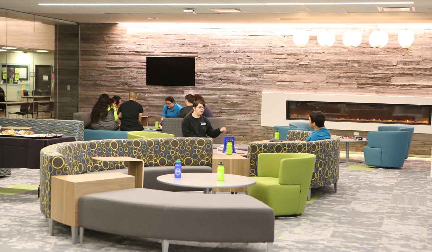 photo of students on campus